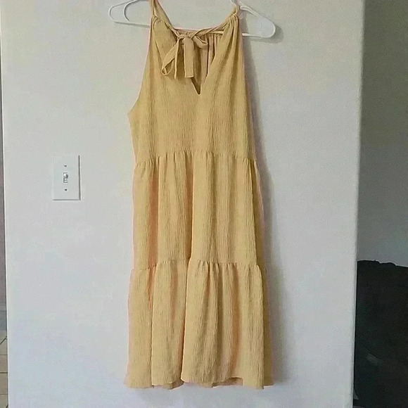 TARGET a new day x-small yellow sun dress flowy - Picture 3 of 5